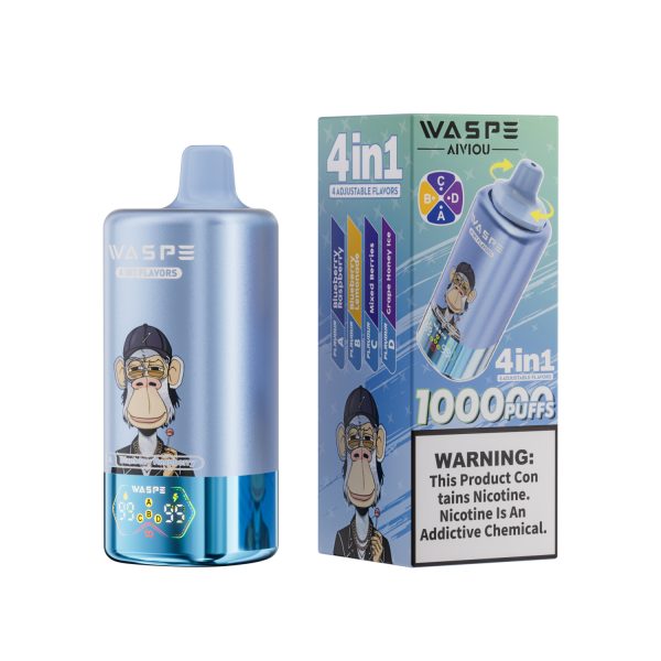 Waspe Aiviou 4 in 1 Disposable Vape 100k Puffs - Image 12