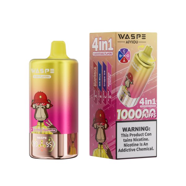 Waspe Aiviou 4 in 1 Disposable Vape 100k Puffs - Image 14