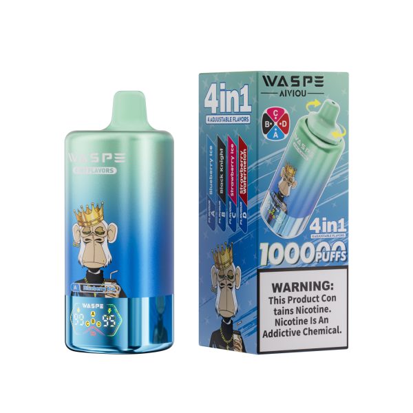 Waspe Aiviou 4 in 1 Disposable Vape 100k Puffs - Image 6
