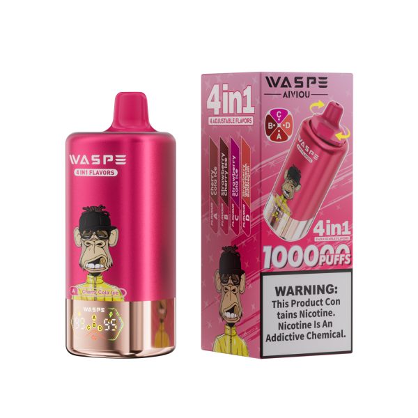 Waspe Aiviou 4 in 1 Disposable Vape 100k Puffs - Image 7