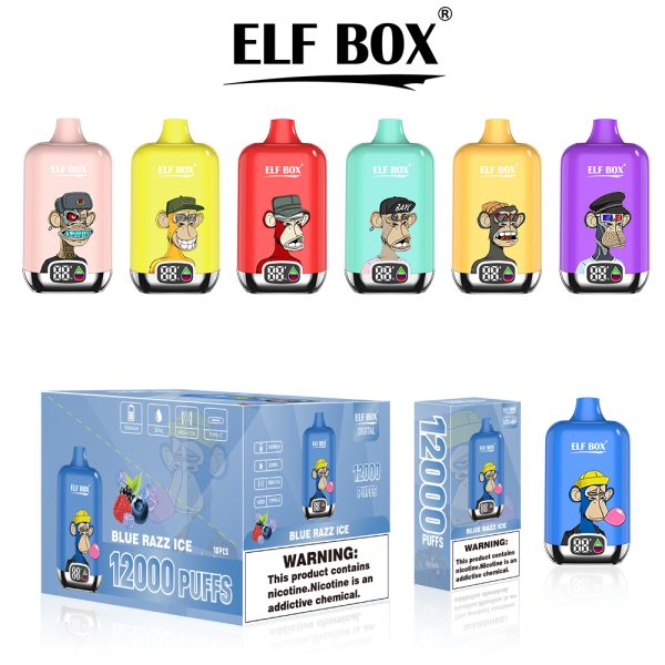 Elf Box Digital 12000 Puffs Disposable Vape with Digital Display - Image 3