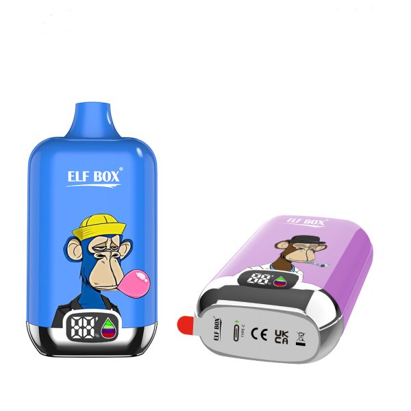 Elf Box Digital 12000 Puffs Disposable Vape with Digital Display