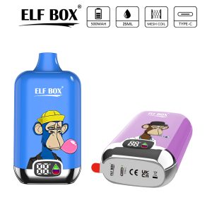 Elf Box Digital 12000 Puffs Disposable Vape with Digital Display